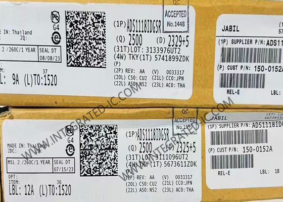 Chip di circuito integrato ADS1118IDGSR Low-Power 16-Bit Analog to Digital Converter