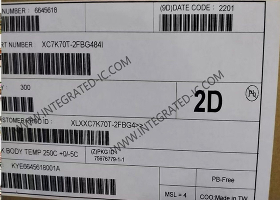 Rendimento elevato Kintex 7 FPGA IC 484BGA del chip XC7K70T-2FBG484I del circuito integrato