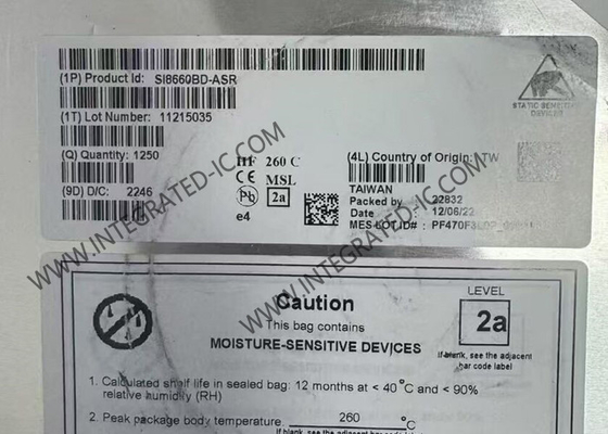 SI8660BD-ASR Circuito Integrato Chip Isolatori Digitali a Sei Canali 5000Vrms SOIC16