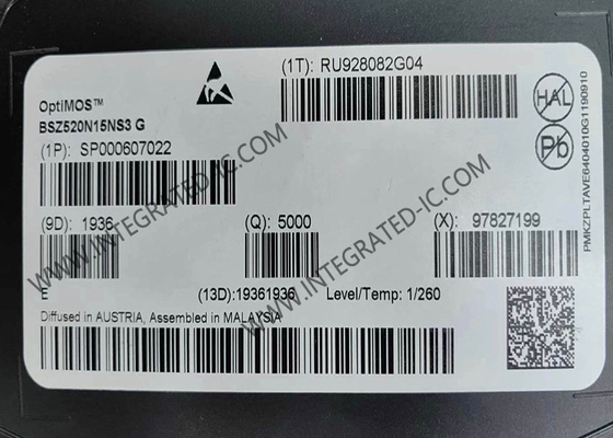BSZ520N15NS3G Circuito integrato Chip 150V OptiMOS N Channel Power MOSFET Transistor