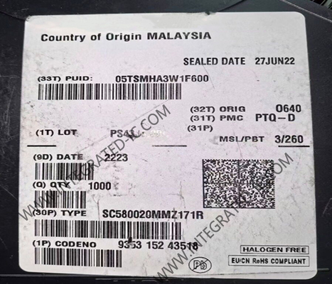 SC580020MMZ171R Microcontrollore MCU Processore Embedded ad Alte Prestazioni Pacchetto BGA