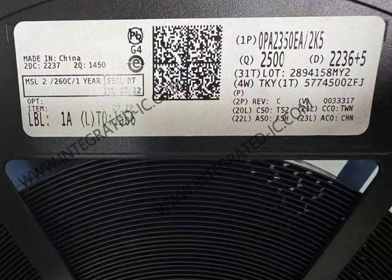 Circuito integrato OPA2350EA, amplificatore operazionale duale ad alta velocità e basso rumore