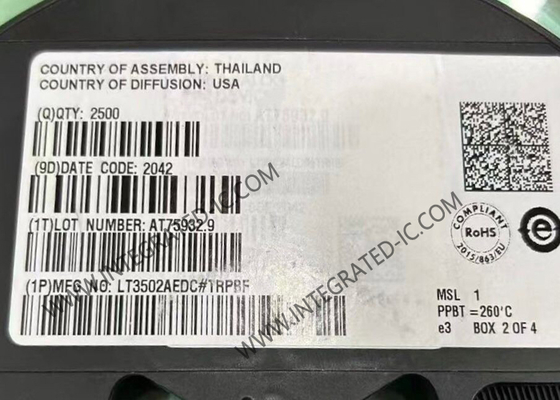 Circuito integrato LT3502AEDC, chip regolatore step-down da 2,2 MHz, 500 mA, package DFN-8