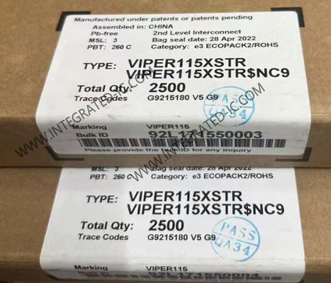 VIPER115XSTR Chip di circuito integrato Convertitore ad alta tensione di risparmio energetico offline