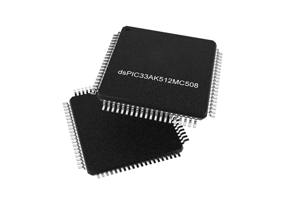 Microcontrollore MCU DSPIC33AK512MC508-I/PT DSC a 32 bit ad alte prestazioni con unità a virgola mobile