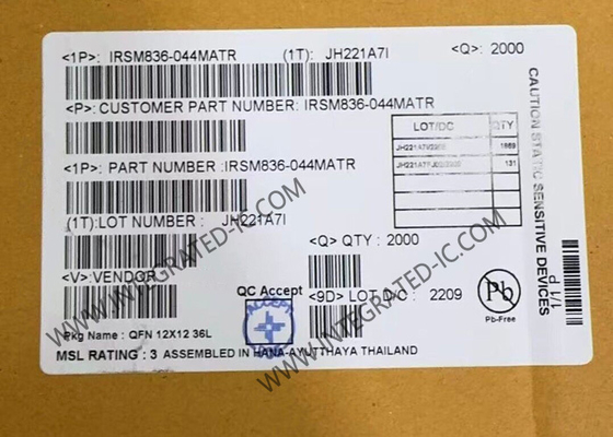 IRSM836-044MA Moduli IGBT Automotive 250V CIPOS Nano Trifase Intelligent Power Module