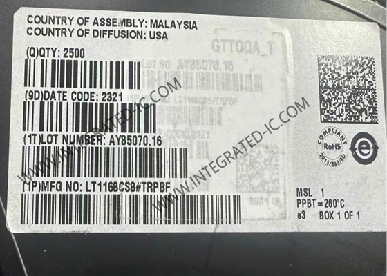 LT1168CS8 Circuito Integrato Chip 400kHz Amplificatori Strumentali SOIC8 Amplificatore IC