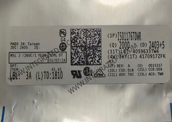 ISO1176TDWR Chip di circuito integrato 2500Vrms Trasmettitore di linea differenziale isolato