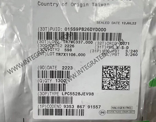 LPC5528JEV98 Microcontrollore MCU Mainstream ARM Cortex-M33