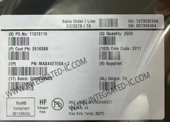 Chip di circuito integrato MAX4427ESA Doppio motore MOSFET ad alta velocità 1.5A SOIC8