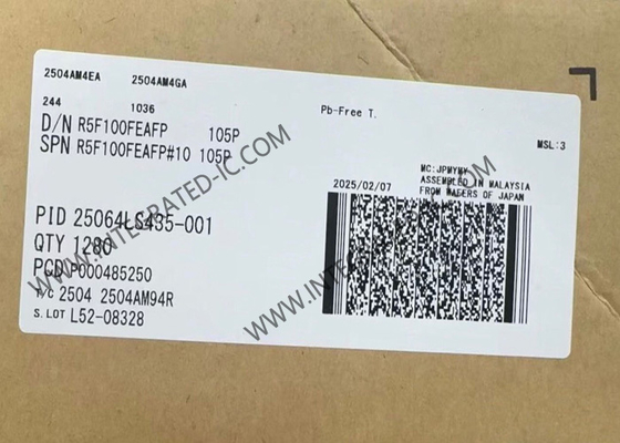 R5F100FEAFP Microcontrollore MCU 32MHz RL78/G13 Microcontrollore IC 16Bit MCU LQFP44