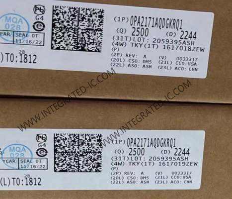 OPA2171AQDGKRQ1 Circuito integrato Chip Automotive Dual 36V 3MHz Amplificatore operazionale a bassa potenza