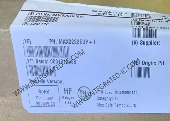 Chip a circuito integrato MAX3223EUP ricetrasmettitori RS-232 a 250kbps con AutoShutdown