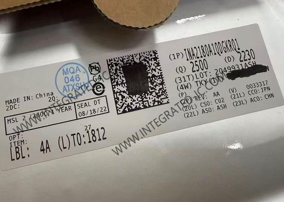 INA2180A1QDGKRQ1 Circuito integrato amplificatore di corrente 350kHz VSSOP8