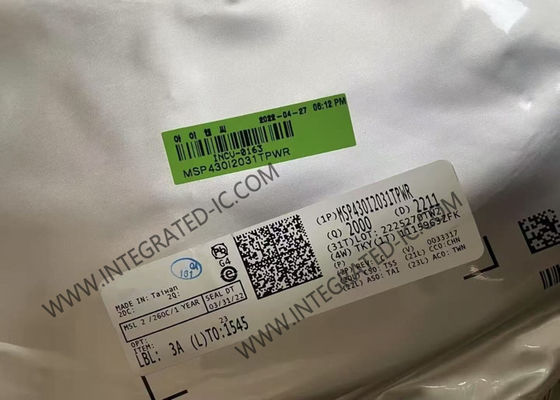 MSP430I2031TPWR Microcontrollore MCU 16Bit MCU 16.384Mhz Microcontrollori a Segnale Misto