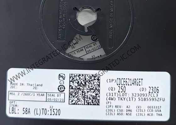 CDCE6214RGET Circuito integrato Chip 350MHz Generatori di clock a bassissima potenza VQFN24