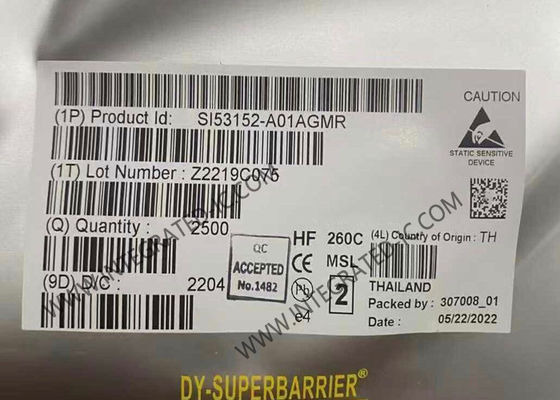 SI53152-A01AGMR Circuito integrato Chip Buffer di clock PCIe tollerante allo spread spectrum