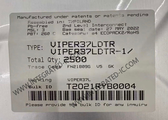 Circuito integrato VIPER37LDTR Convertitore offline ad alta prestazione a frequenza fissa