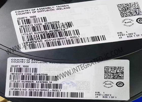 ADG1401BRMZ Circuito integrato Chip 1Ω Resistenza On iCMOS Interruttori SPST