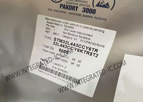 STM32L443CCY6TR Microcontrollore MCU 80MHz 32 bit Microcontrollori Arm Cortex M4 MCU