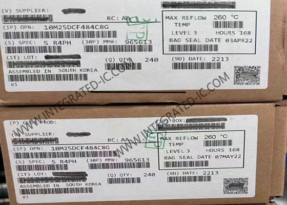 Array di gate programmabile di campo 10M25DCF484C8G 675KBIT FBGA-484 1.2V MAX 10 ARRAY GATE PROGRAMMABILE CAMPO