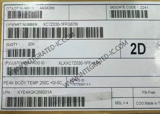 XC7Z030-1FFG676I Field Programmable Gate Array Zynq 7000 SoC Z-7030 Serie Sistema su chip