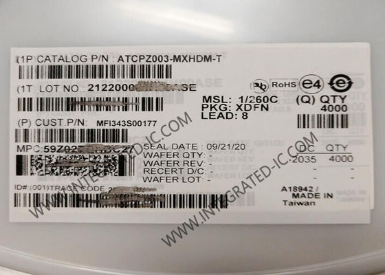 MFI343S00177 Chip di circuito integrato di autenticazione criptografica di chiavi sicure di archiviazione IC XDFN8