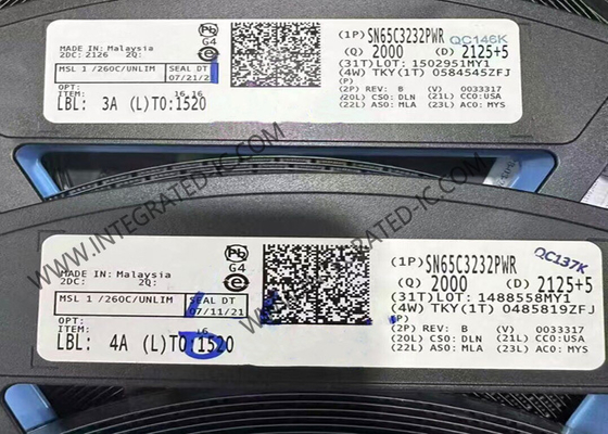 SN65C3232PWR Chip di circuito integrato RS-232 Trasmettitori e ricevitori RS-232 Line Driver e ricevitore