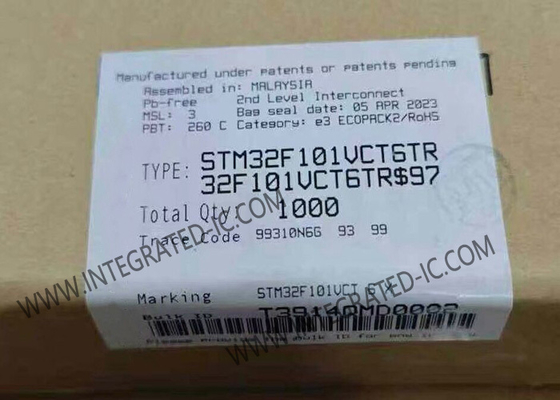 STM32F101VCT6TR Microcontrollore MCU 32-bit 36MHz ARM Cortex-M3 STM32F1 Microcontrollore 100-LQFP