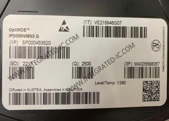 IPD088N06N3G Circuito integrato Chip 60V 50A N-Channel Single MOSFET Transistor TO-252-3