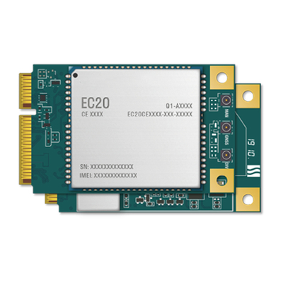 Modulo di comunicazione wireless EC20CEFILG-MINIPCIE-C Mini PCIe LTE Cat 4 per applicazioni M2M e IoT