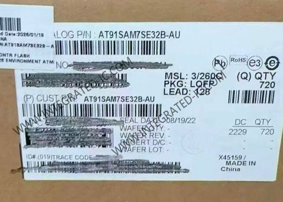 AT91SAM7SE32B-AU Microcontrollore MCU 55MHz ARM7 SAM7SE Microcontrollore IC LQFP128