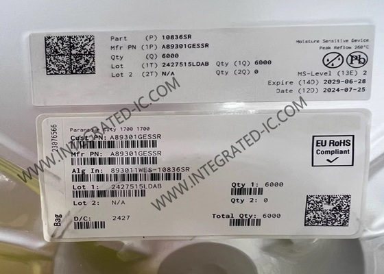 A89301GESSR Chip di circuito integrato BLDC Motor Driver 50V Low Noise FOC Motor Controller