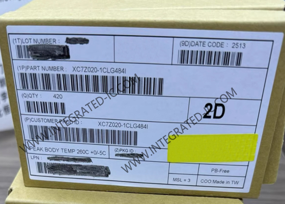 XC7Z020-1CLG484I Array di gate programmabile da campo 667MHz Zynq-7000 FPGA