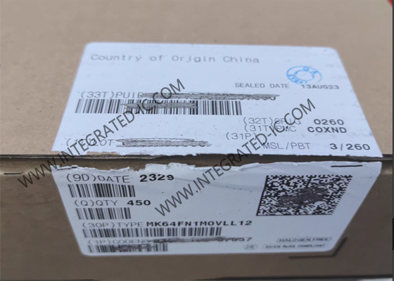 Microcontrollore MK64FN1M0VLL12 MCU Single Core 120MHz Microcontrollori IC LQFP100