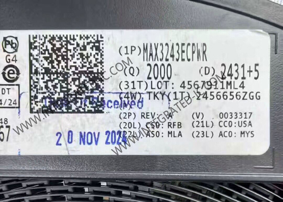 Circuito integrato MAX3243ECPWR, driver di linea RS-232, TSSOP28, ricevitore di linea RS-232