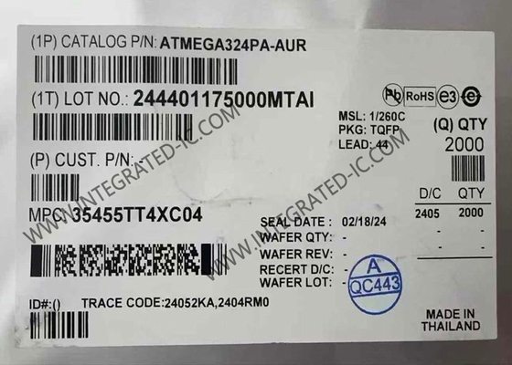 ATMEGA324PA-AUR Microcontrollore MCU 8-Bit 20MHz 32KB Flash AVR Microcontrollore 44-TQFP