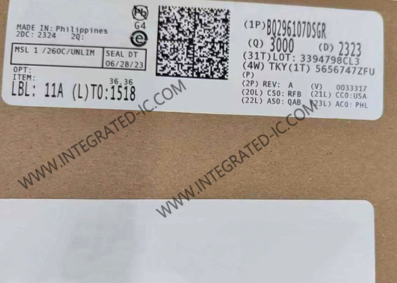 BQ296107DSGR Circuito Integrato Chip Protezione Sovratensione con Uscita LDO