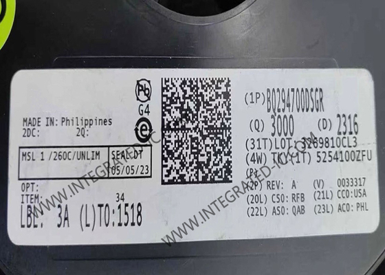 BQ294700DSGR Circuito Integrato Chip Protezione da Sovratensione Con Condensatore di Ritardo Esterno