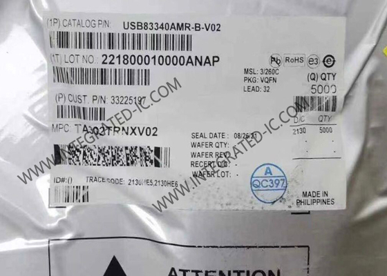 USB83340AMR-B-V02 Integrated Circuit Chip Hi-Speed Automotive USB Transceiver VQFN32