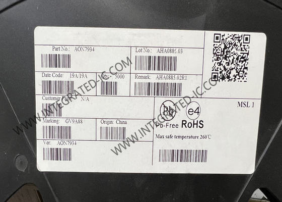 AON7934 Chip di circuito integrato 30V Transistor MOSFET a doppio canale N asimmetrico