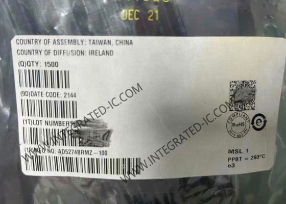 AD5274BRMZ-100 Circuito Integrato Chip Potenziometri Digitali 256-Posizioni DigiPOT