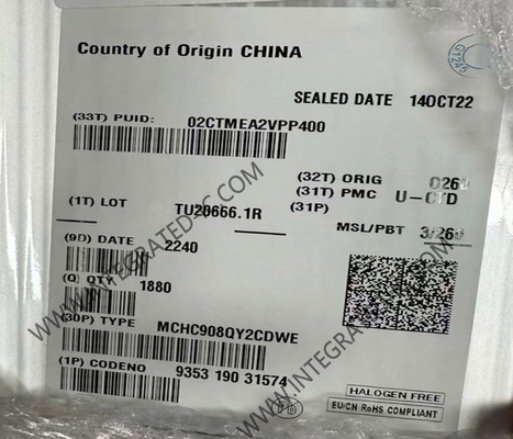 MCHC908QY2CDWE Microcontrollore MCU ad alte prestazioni a 8 bit 8MHz HC08 Microcontrollore SOIC-16