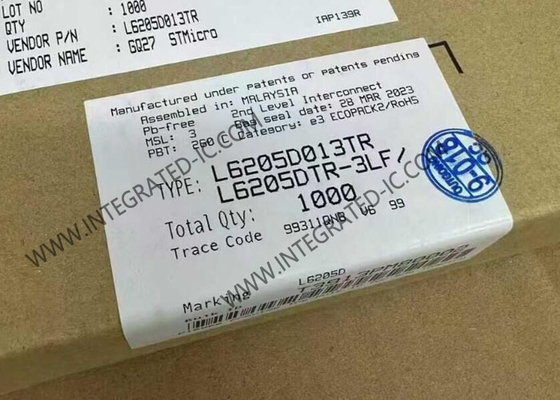 L6205D013TR Circuito Integrato Chip DMOS Dual Full Bridge Drivers SOIC20 Driver Motore