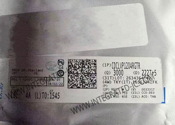 CDCLVP1204RGTR Integrated Circuit Clock Buffer with 2 GHz Max Output Frequency 450 ps Propagation Delay and 15 ps Output Skew