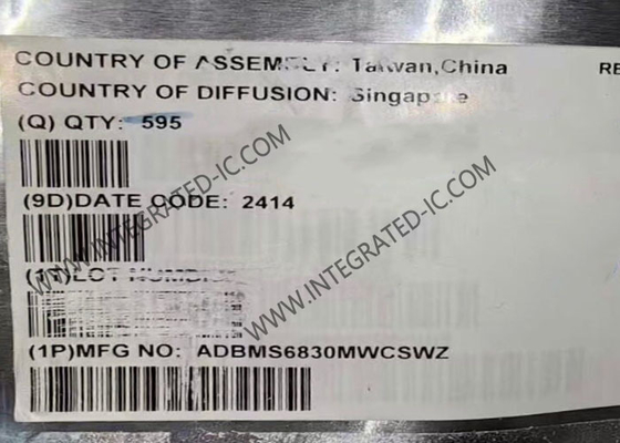 Chip a circuito integrato ADBMS6830MWCSWZ 16-Channel Multicell Battery Monitor