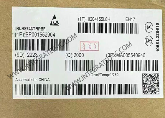 IRLR8743TRPBF Integrated Circuit Chip N-Channel 30V 160A Power MOSFET Transistors