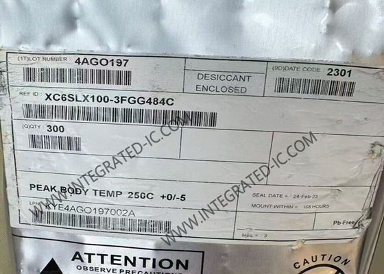 IC FPGA XC6SLX100-3FGG484C XC6SLX100 FBGA484 Array di gate programmabile sul campo