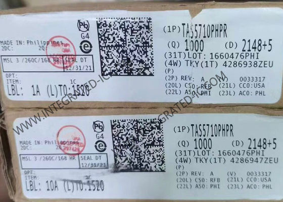 Circuito integrato TAS5710PHPR, amplificatore audio digitale stereo a 2 canali da 20W con percorso dati a 32 bit