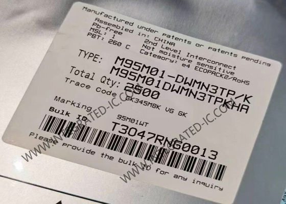 M95M01-DWMN3TP/K Chip IC di memoria EEPROM da 1 Mbit con clock ad alta velocità